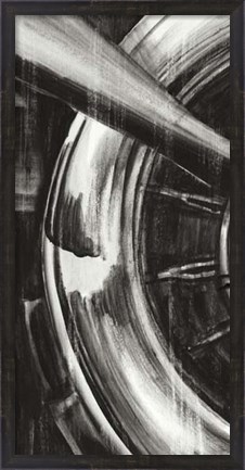 Framed Vintage Propeller I Print