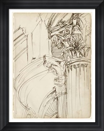 Framed Architects Sketchbook I Print