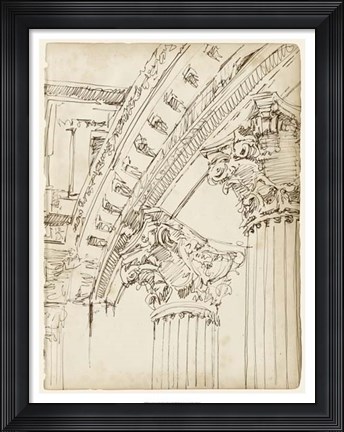 Framed Architects Sketchbook IV Print