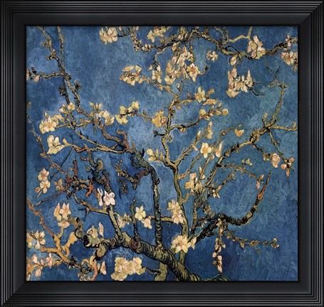 Framed Blossoming Almond Tree, Saint-Remy, c.1890 Detail Print