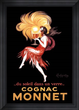 Framed Cognac Monnet Print