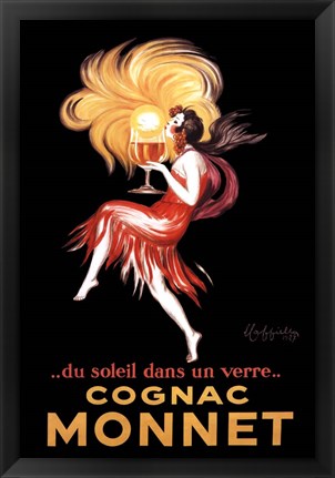 Framed Cognac Monnet Print