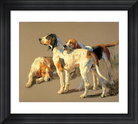 Framed Hounds Study (LE) Print