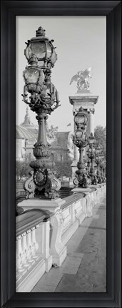 Framed Paris I Print