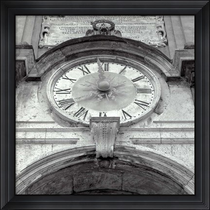 Framed Il Grande Ororlogio I Print