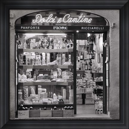 Framed Dolci e Cantine Print
