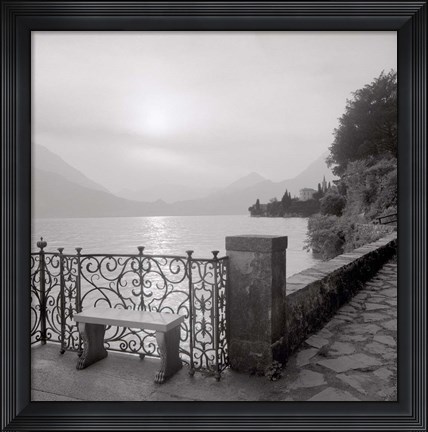 Framed Lake Vista I Print