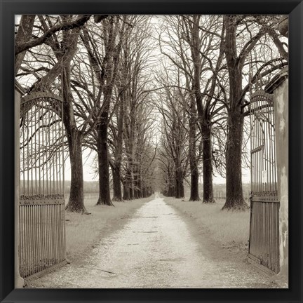 Framed Veneto Giardini I Print