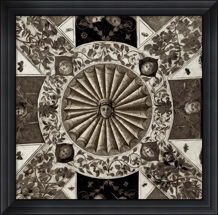 Framed Giardini Italiano VII Print