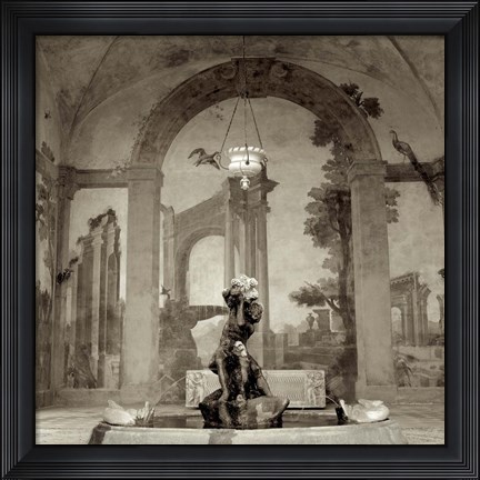 Framed Lombardy Giardini I Print