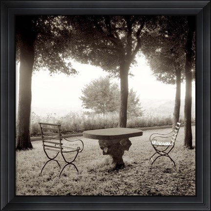 Framed Fiesloe Giardini I Print