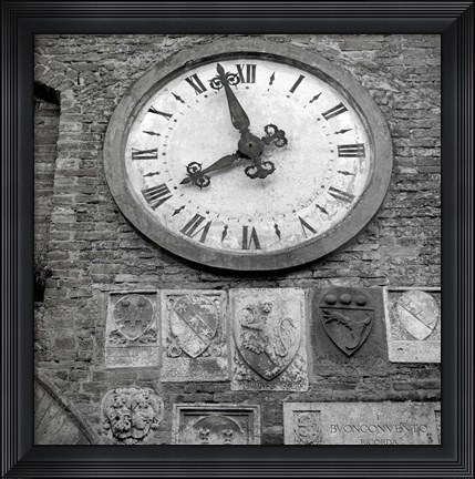 Framed Il Grande Orologio III Print
