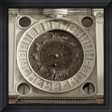 Framed Il Grande Orologio IV Print