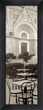 Framed Orvieto Caffe I Print