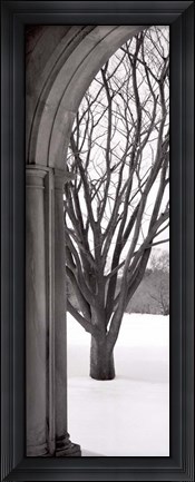 Framed Hampton Winter Arch Print