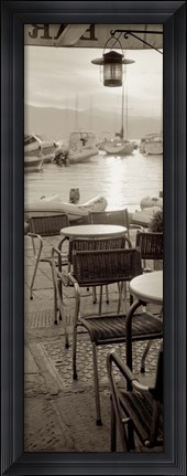 Framed Portofino Caffe I Print