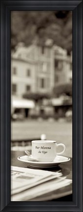 Framed Portofino Caffe II Print