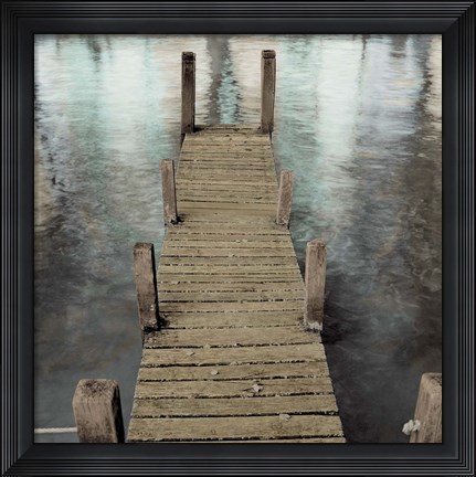 Framed Annecy Pier Print