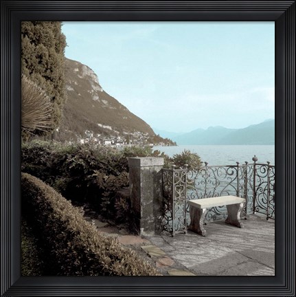 Framed Lake Vista IV Print