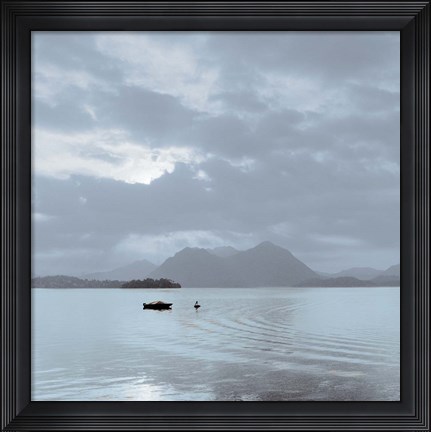 Framed Lake Vista VII Print