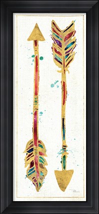 Framed Beautiful Arrows I Print