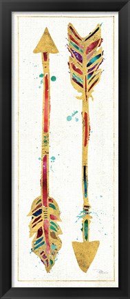 Framed Beautiful Arrows I Print