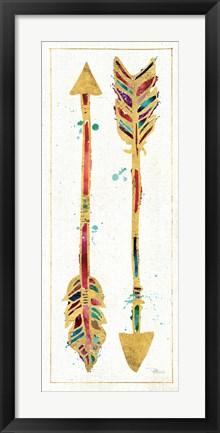 Framed Beautiful Arrows I Print