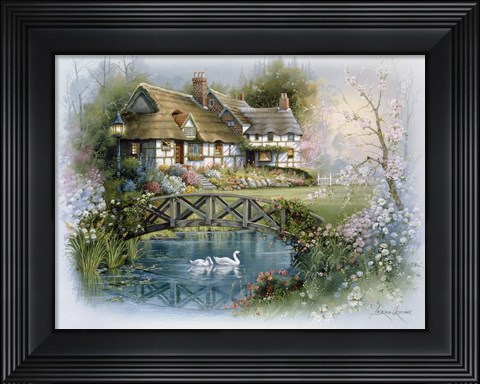 Framed Cottage 3 Print