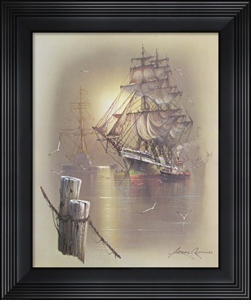 Framed Boat C Print