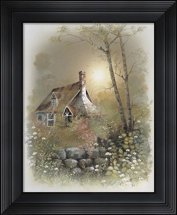 Framed House A Print