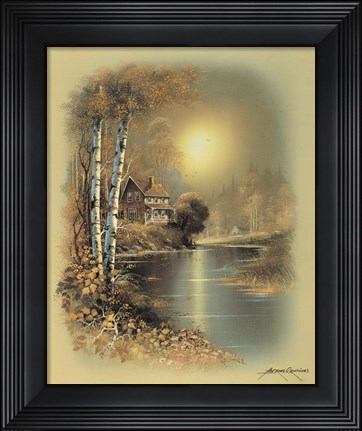 Framed House D Print