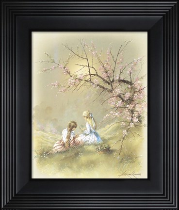 Framed Little Girl B Print