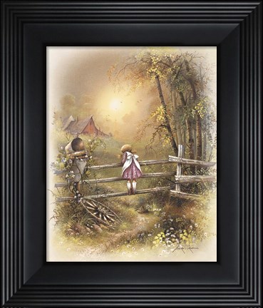 Framed Little Girl C Print