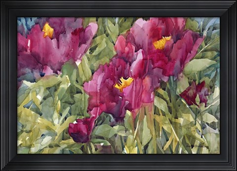Framed Burgeoning Blossoms Print