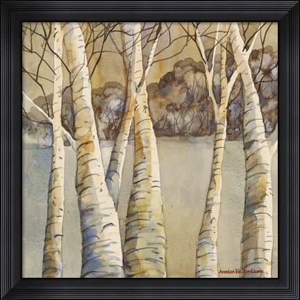 Framed Birch Print