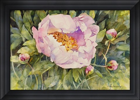 Framed Flowers Print