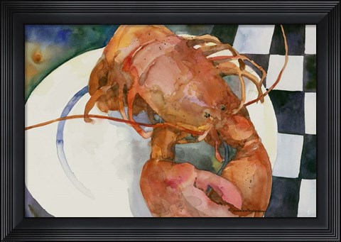 Framed Lobster Print