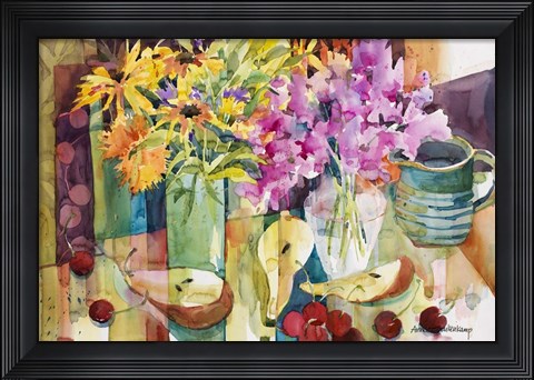 Framed Cherries Jubilee Print