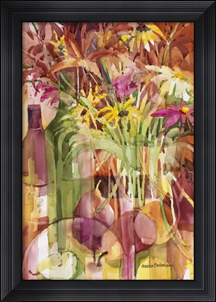 Framed Illusion Of Fall Print