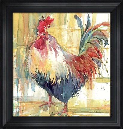 Framed Proud Plummage Print