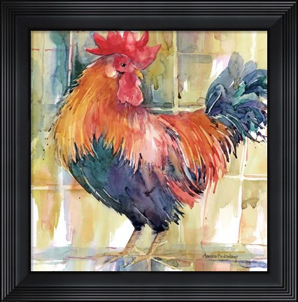 Framed Colorful Print