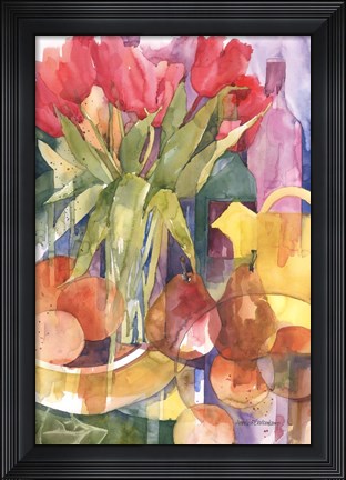Framed Tabletop Tulips Print