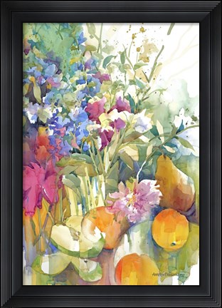 Framed Fruit Bouquet Print