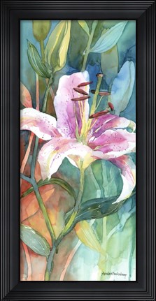 Framed Gaze Into The Light Print