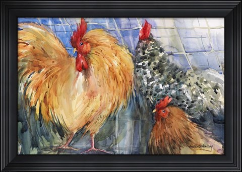 Framed Three Crowns Print