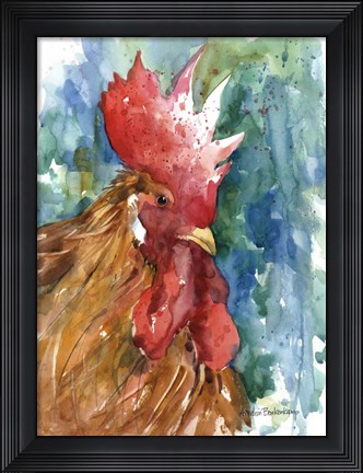 Framed Crowned Royal Print