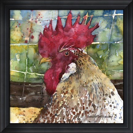 Framed Profile Pose Print