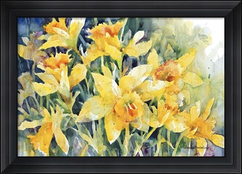 Framed Daffodil Party Print