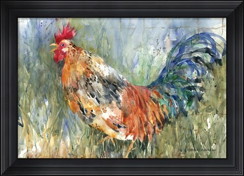Framed Something To Say Print