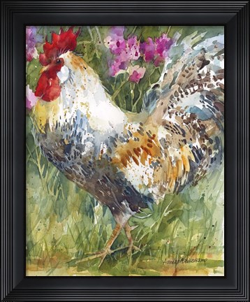 Framed Struttin His Stuff Print